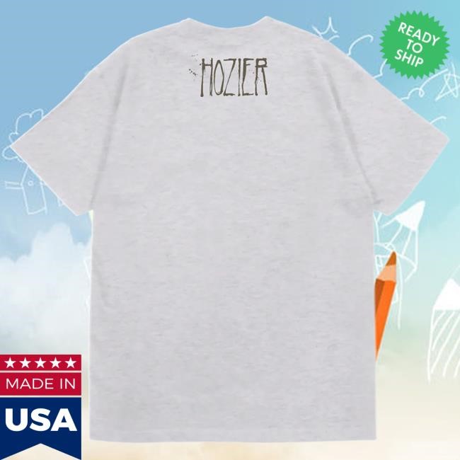 Official Hozier Shop Seattle August 14 Show Shirt