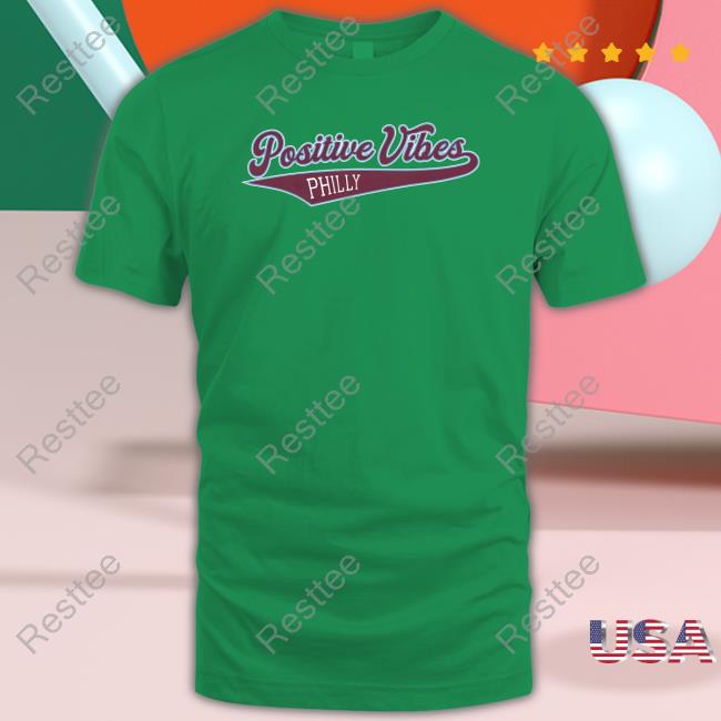 Barstool Sports Positive Vibes Philly Shirt Official Barstool Sports Store Positive Vibes Philly Long Sleeve Tee
