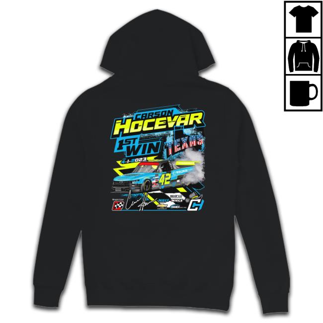 Official Carson Hocevar Shop First Win Texas Hot Shirt Official Carson Hocevar Shop First Win Texas Shirt