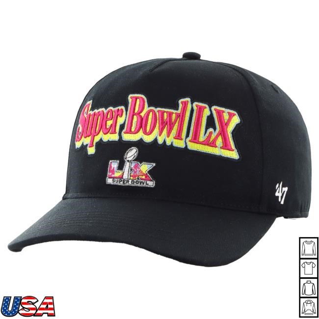 Legacy 2026 Super Bowl LX NFL '47 Black Script Fade Hat