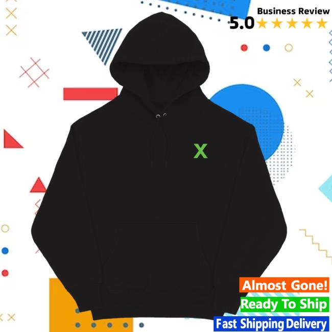 Official Ed Sheeran Merch Store Shop X (10Th Anniversary Edition) Silhouette Hoodies