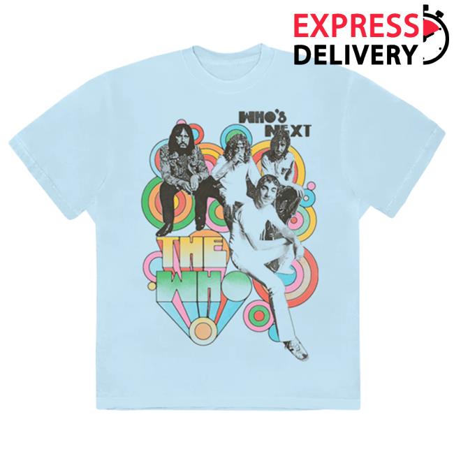 Official The Who Band Merch Store Who's Next Circles New Shirt