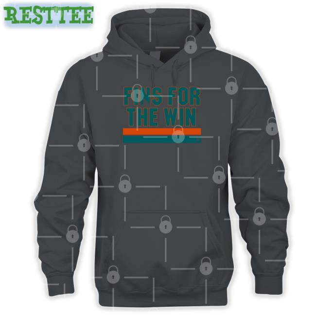 Fins For The Win Hooded Sweatshirt Breakingt Merch