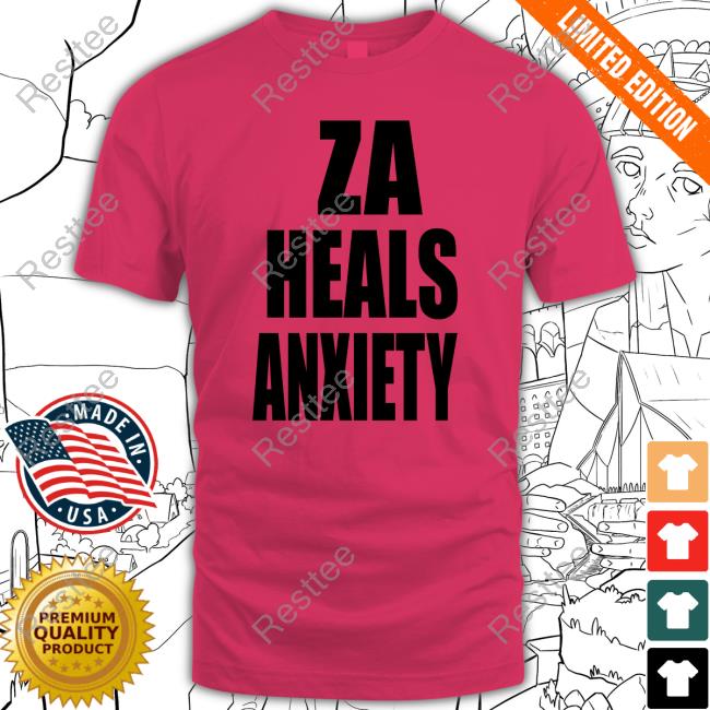 Official lostperc Za Heals Anxiety Tee Shirt