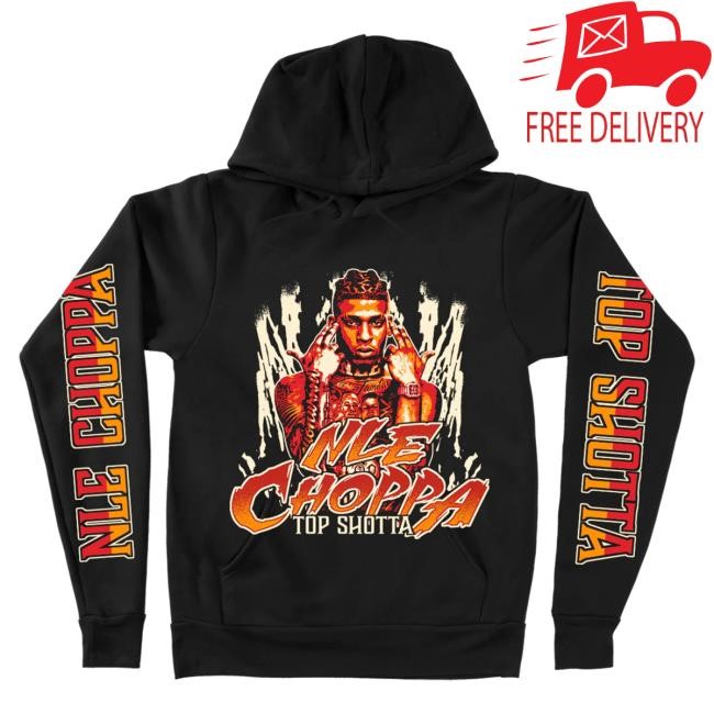 Official NLE Choppa Merch Store Shop "Top Shotta" Hood NLEChoppa