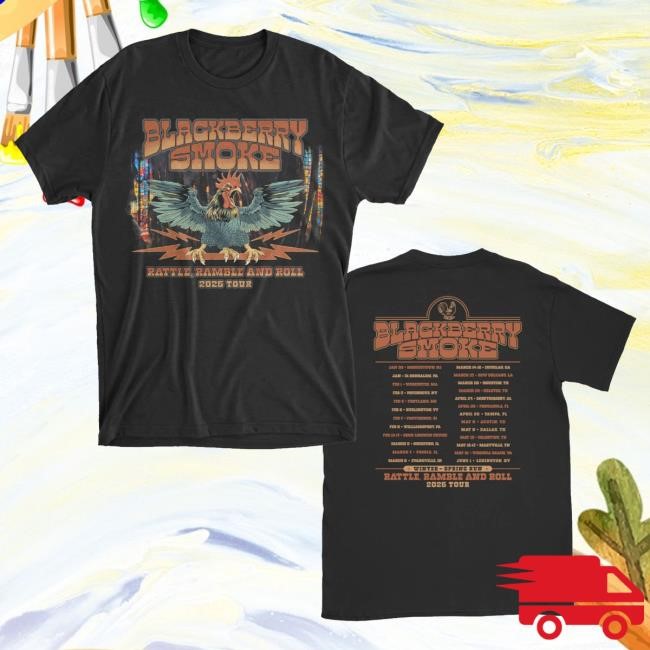 Blackberry Smoke 2025 Winter Spring Tour Shirt