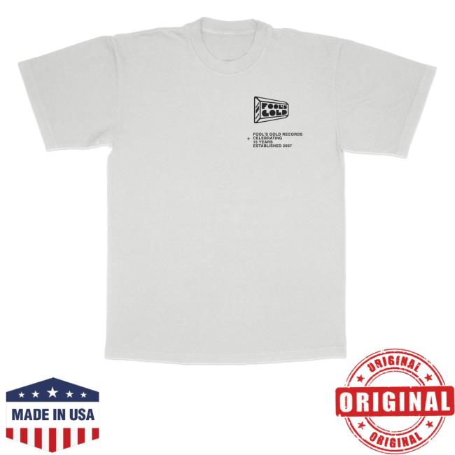 Official Duck Sauce Merch Fool's Gold 15th Year Anniversary Y2K Hooded