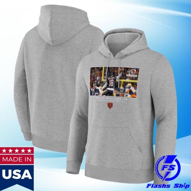 Caleb Williams Chicago Bears Wild Card Hoodie Trend NFL Fan Gear Us