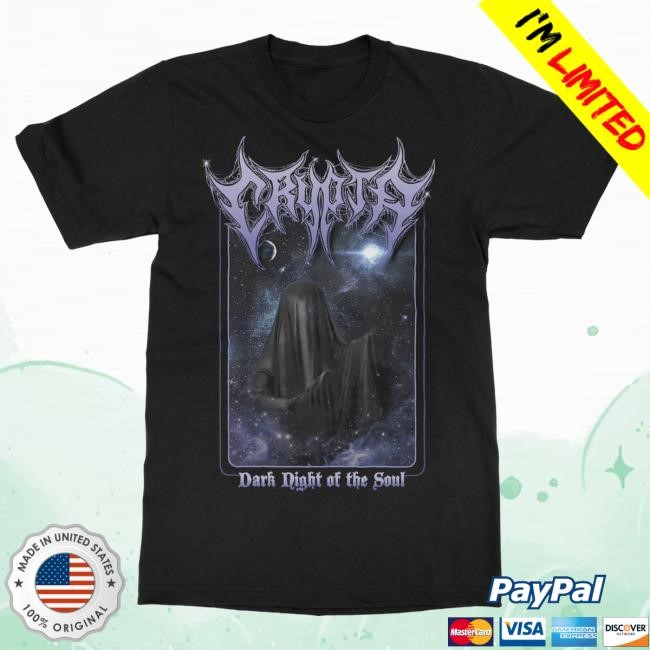 Official Indie Merch Store Shop Crypta Dark Night Of The Soul T-Shirts IndieMerchStore