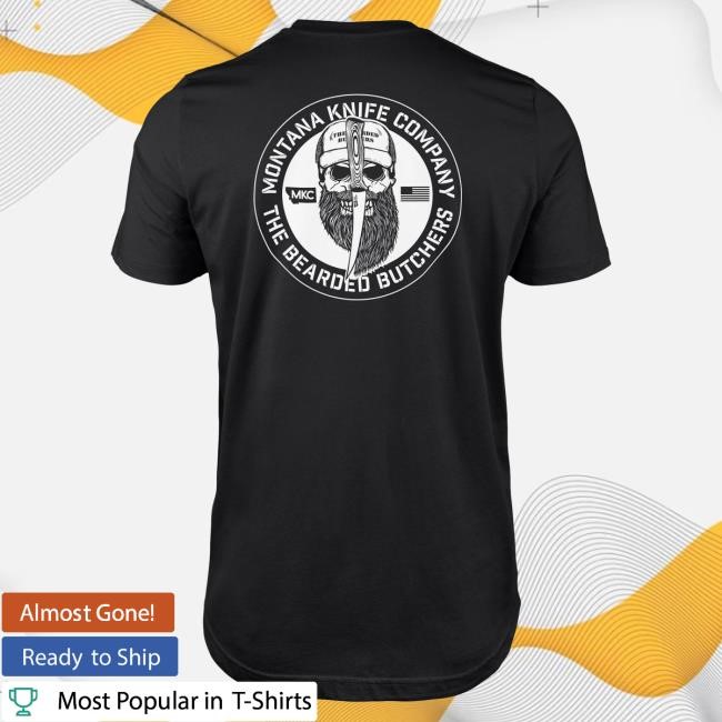 Official Montana Knife Company Mkc X Bearded Butchers Shirt