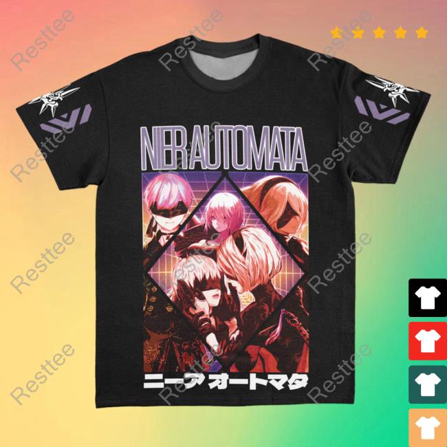 Official Anime Ape Clothing Yorha Units Nier Automata Streetwear T Shirt Animeape