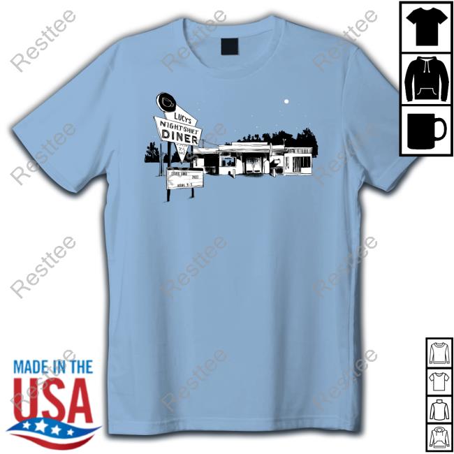 Official Lucy Dacus Merch Lucy's Night Shift Diner Tee