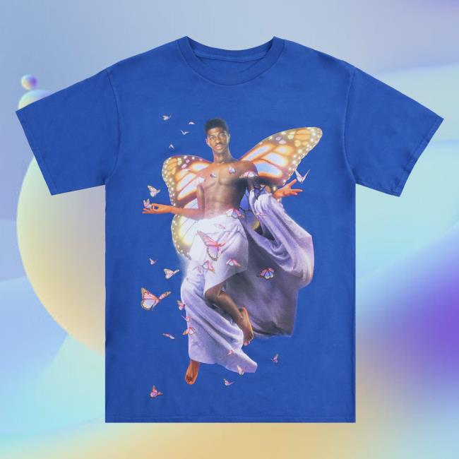 Official Lil Nas X Merch Store Montero Blue Cupid Tour Popover Shirt Lil Nas X Apparel Clothing Shop LilNas