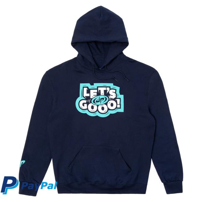 Official Dude Perfect Merch Store Let's Go Hoodies Navy DudePerfect Apparel Clothing Shop