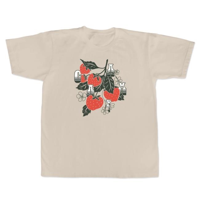Official Caamp Strawberry Tshirt (White)
