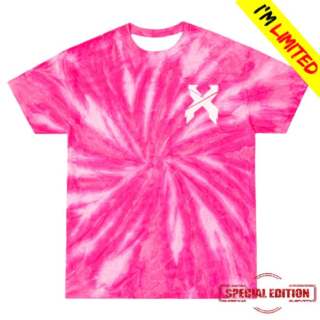 Official Excision Merch Onyx Tie Dye Shirts (Pink)