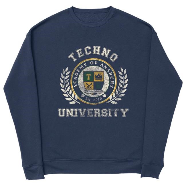 Official Technoblade Merch Store Techno University Sweatshirts
