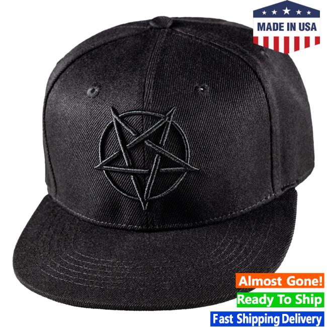 Official Ink Poisoning Apparel Clothing Black Pentagram Snapback Official Ink Poisoning Apparel Clothing Black Pentagram Snapback