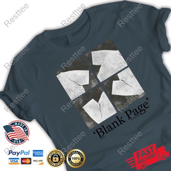 Official Chill Subs Merch Blank Page By Chill Subs 2023 Shirt