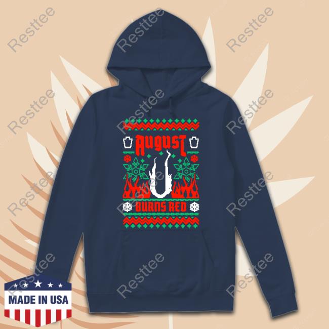 August Burns Red Christmas 2023 Long Sleeved T Shirt Official August Burns Red Merch Ugly Christmas Sweater 2023