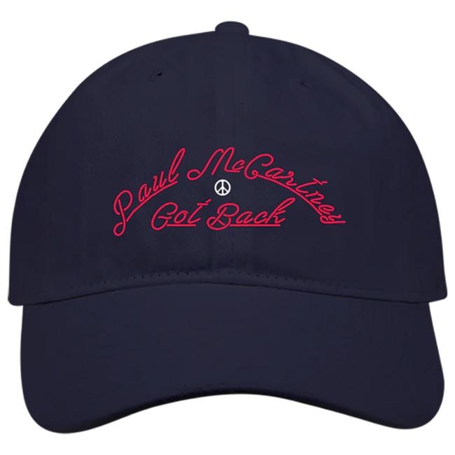 Official Paul Mccartney Merch Got Back 2025 Tour Cap Official Paul Mccartney Store Got Back 2025 Tour Hat