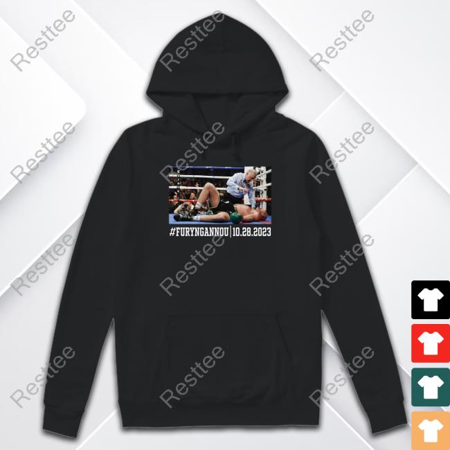 Official Francis Ngannou Tyson Fury Knockdown #Furyngannou 10.28.2023 Shirts