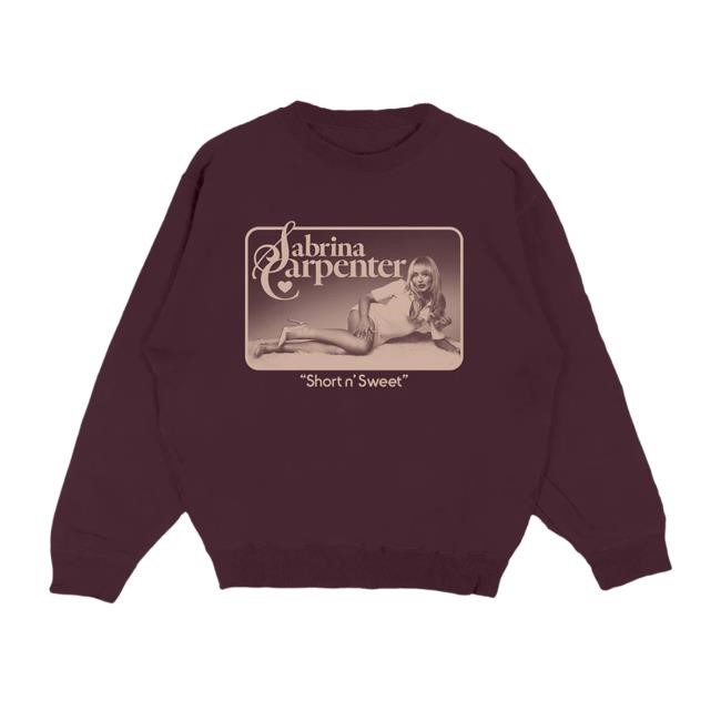 Short n' Sweet Tour Pullover Crewneck Sweatshirt - Sabrina Carpenter Official Store