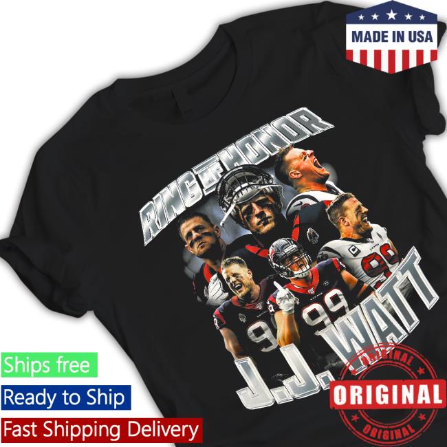 Big Sarge Sportz Ring Of Honor Jj Watt Tee Shirt