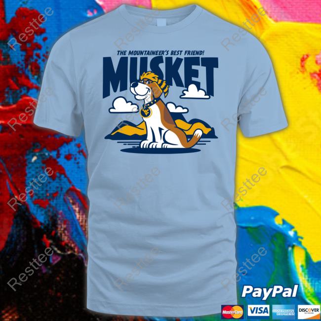 West Virginia The Mountaineer's Best Friend Musket Tee Homefield