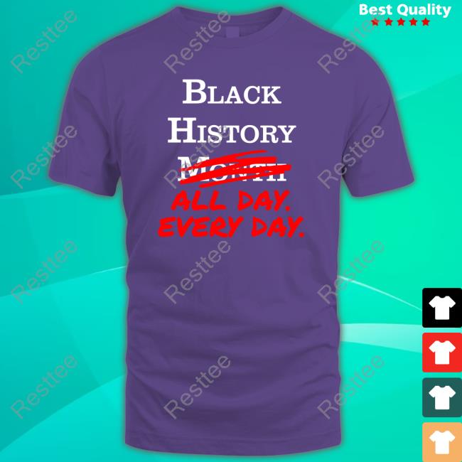 Kenny Akers Black History Month All Day Every Day Hoodie