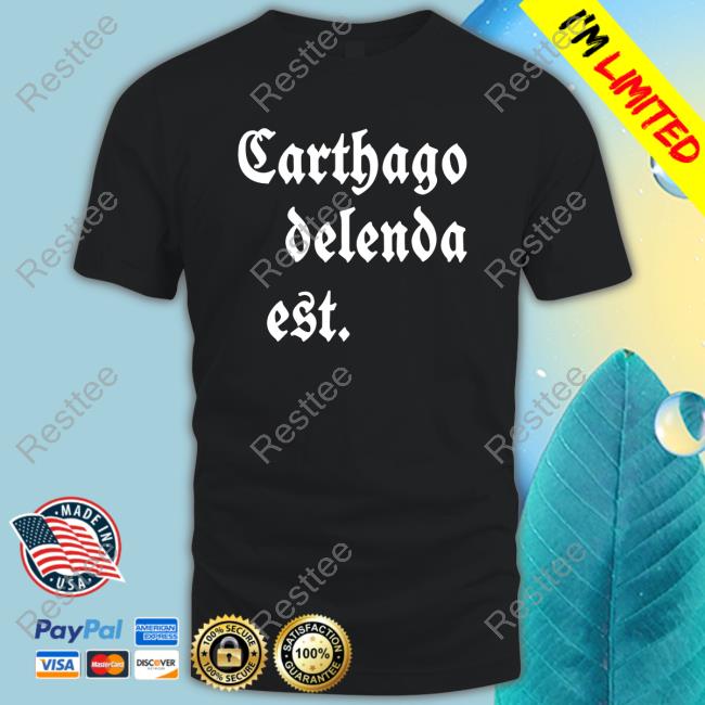 Mark Zuckerberg | Carthago Delenda Est Shirt New
