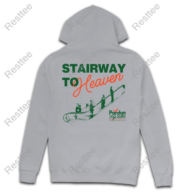 Barstool Sports Stairway To Heaven Long Sleeve T-Shirt Pmt X Duvin Stairway To Heaven Hoodie