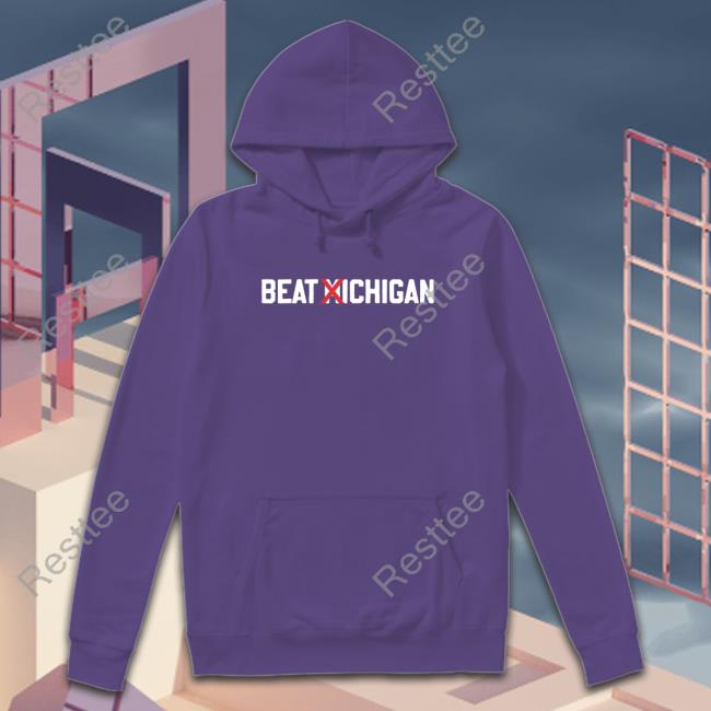 Beat Michigan Shirts Barstool Sports Store Beat Michigan Long Sleeve Tee