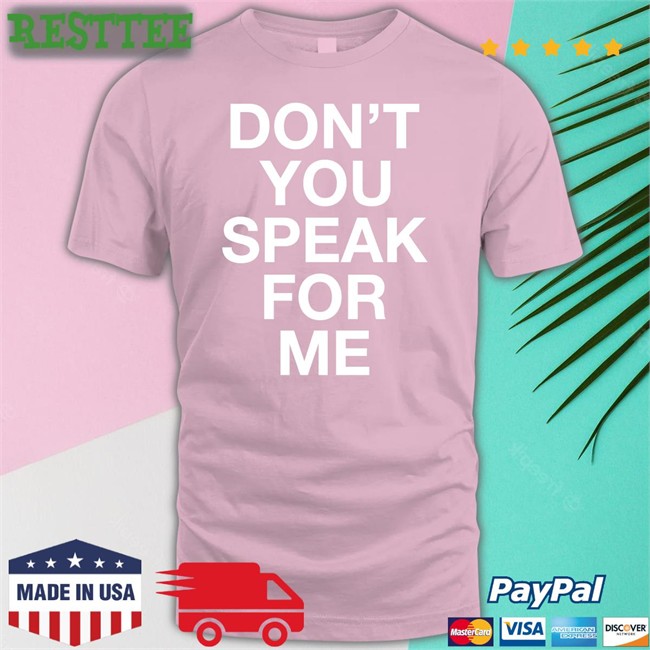 Evanescence Store Don't You Speak For Me Shirt 2022