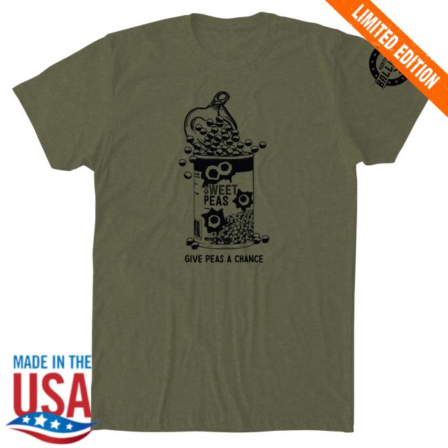 Official Kentucky Ballistics Merch Give Peas A Chance Attractive Shirt Kentucky Ballistics Clothing Shop