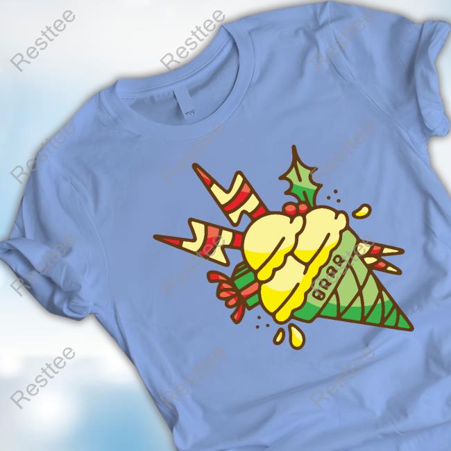 Official Gucci Mane Merch Brr Holiday Cone Tee Shirt Official Gucci Mane Merch Brr Holiday Cone Tee