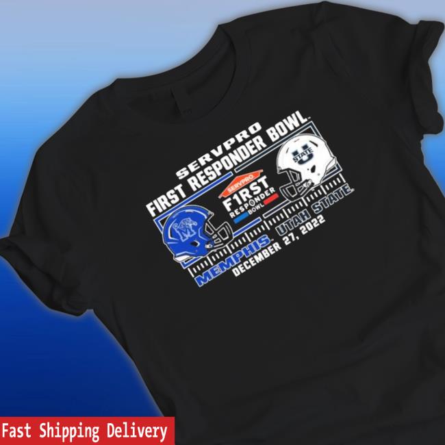 Memphis Tigers Vs Utah State Servpro First Responders Bowl 2022 t- shirt Memphis Tigers Vs Utah State Servpro First Responders Bowl 2022 Classic Shirt