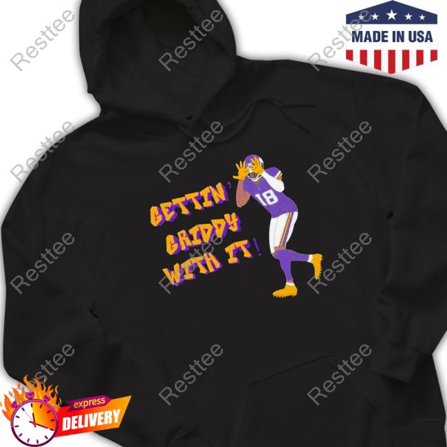 Official Minnesota Vikings Justin Jefferson Gettin Griddy With it TShirts