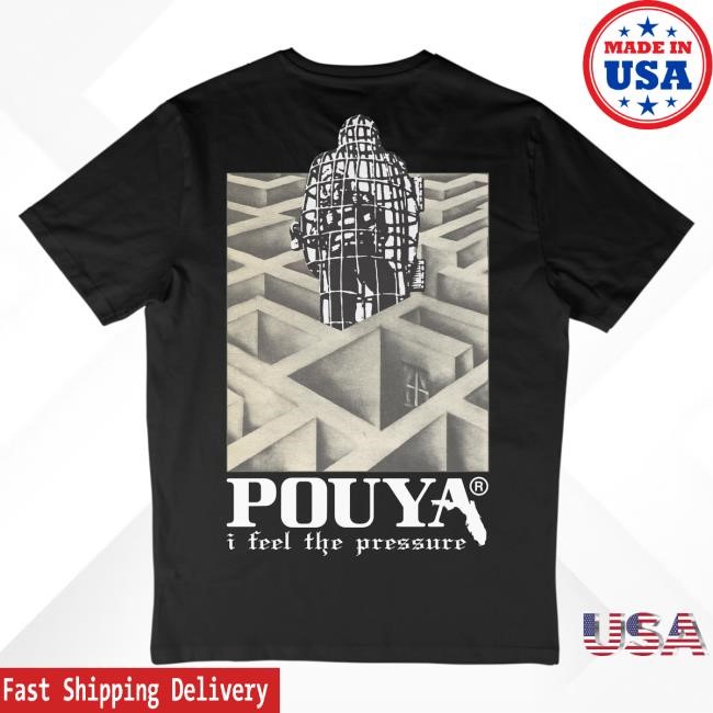 Official Pouya Merch Store Shop Pouya Pressure Shirts - Black