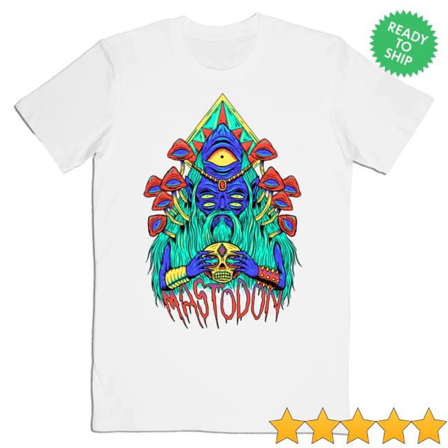 Official Mastodon Rocks Merch Store Mastodon Mushroom Wizard Glow Popover Shirt Mastodonrocks
