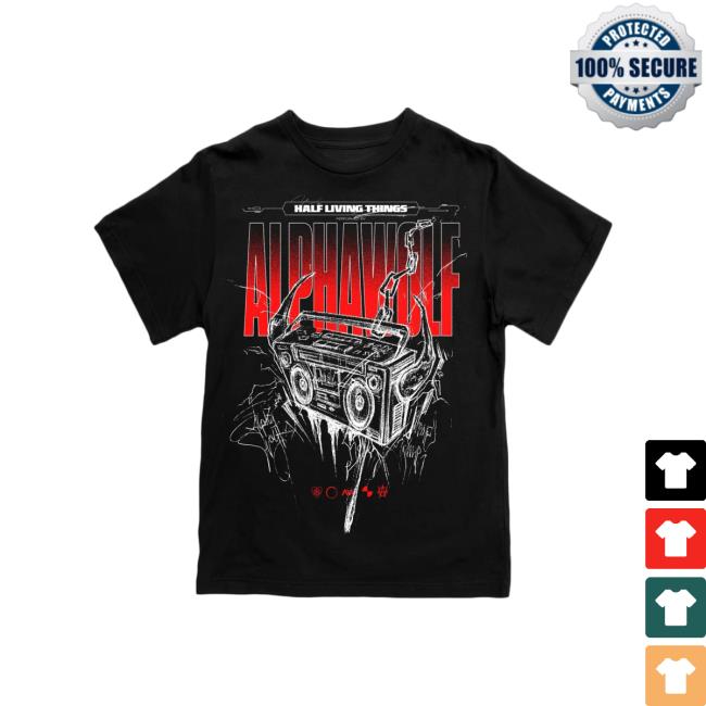 Alpha Wolf - Half Living Things Top Shirt