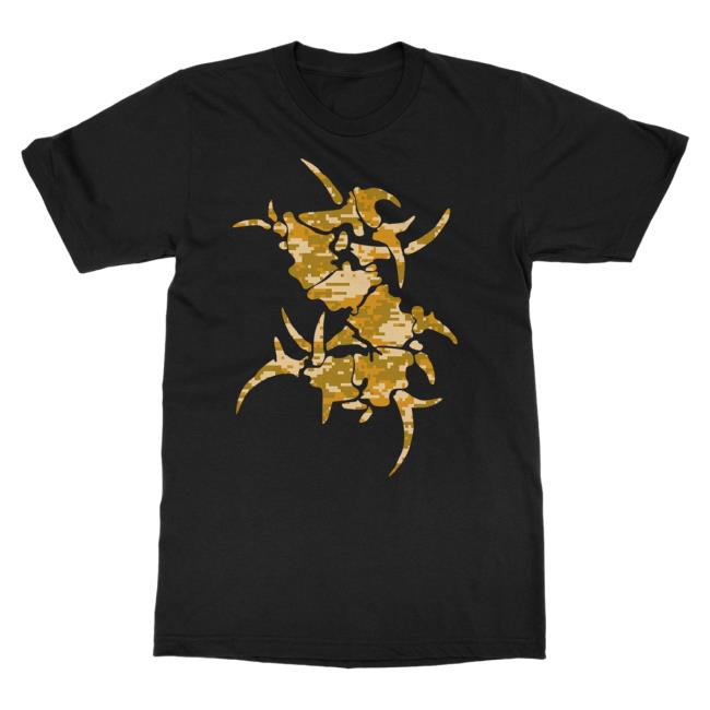 Official Sepultura Merch Store Sepultura Desert Camo S Logo Tees Sepultura Clothing Shop