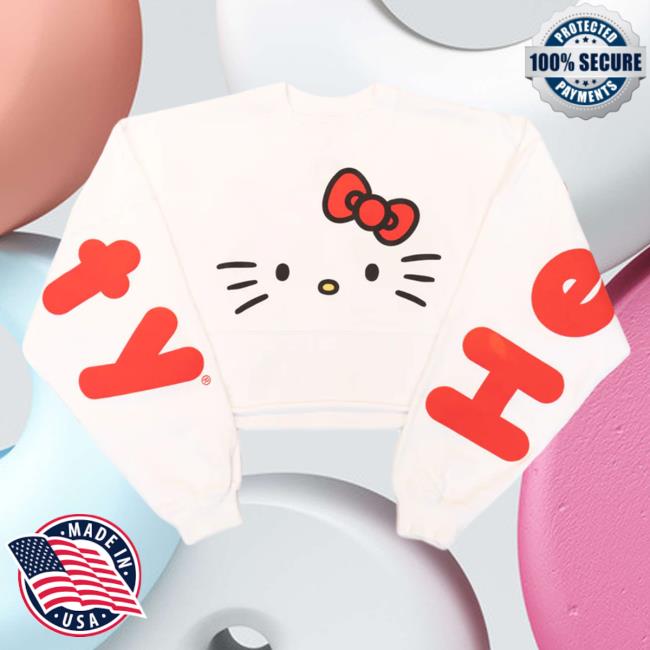 Official Sanrio Apparel Clothing Merch Store Shop Hello Kitty Japanla Spirit Hooded Sweatshirt