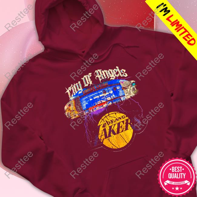 City Of Angels Los Angeles Lakers T-Shirt City Of Angels Los Angeles Lakers Tee
