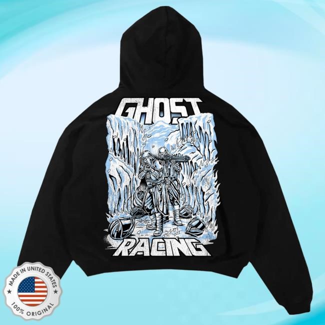 Heavyweight Fit Snowtrooper Ghost Hoodie - Black Ghost Racing Merch