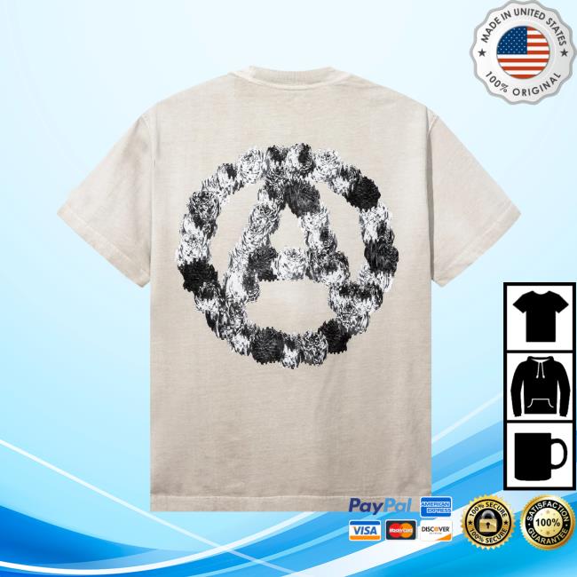 Revenge Clothing Kosuke Kawamura Flower Anarchy Treated Tee Revenge Clothing Merch Kosuke Kawamura Flower Anarchy Treated T Shirts