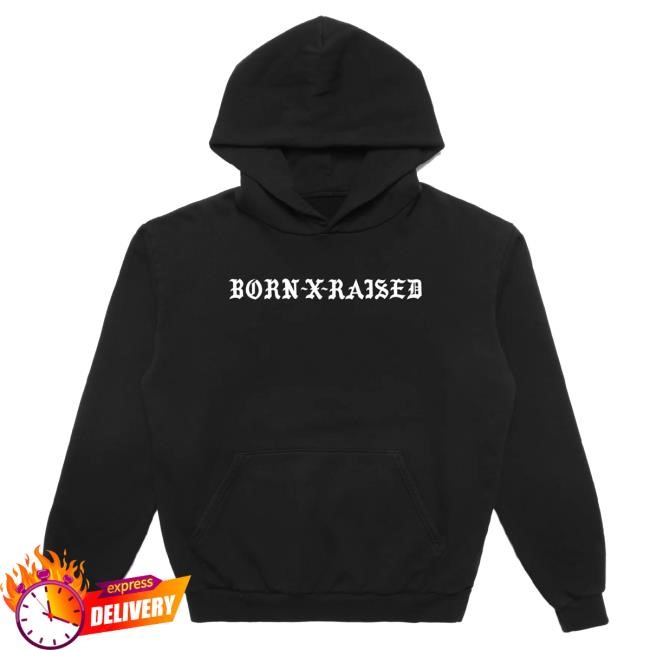Official Born X Raised Merch Store Shop BXR Standard Hoodie: Black BornxRaised