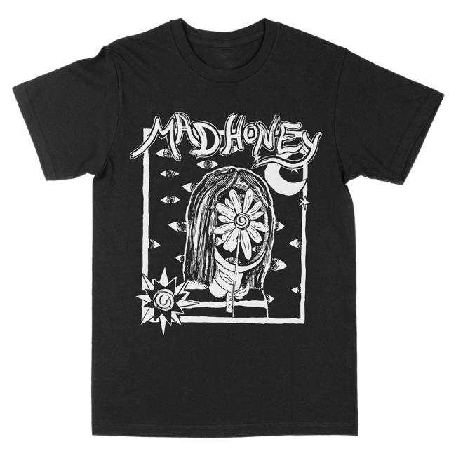 Death Wish Store Deathwish Inc Mad Honey Flower Head Black Tee Shirt Deathwishinc