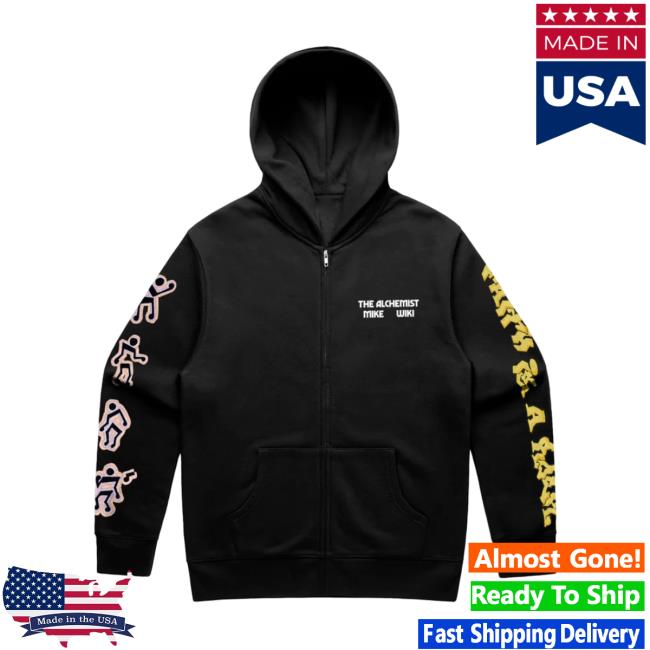 Official Alc Records Merch The Alcchemist Mike & Wiki Faith Is A Rock Hoodie
