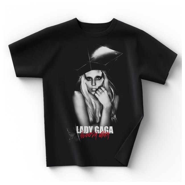 Bloody Mary Photo T Shirt Lady Gaga Merch Shop
